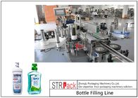 La catena di imballaggio del colluttorio con la bottiglia decodifica, macchina di rifornimento, la tappatrice, etichettatrice per il riempitore liquido