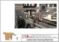 Linea di riempimento liquida macchina imballatrice del cartone per 250ML-2L rotondo l'imballaggio del cartone della bottiglia