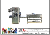 Etichettatrice automatica della manica della bottiglia dell'ANIMALE DOMESTICO/del PVC 150 bottiglie/min